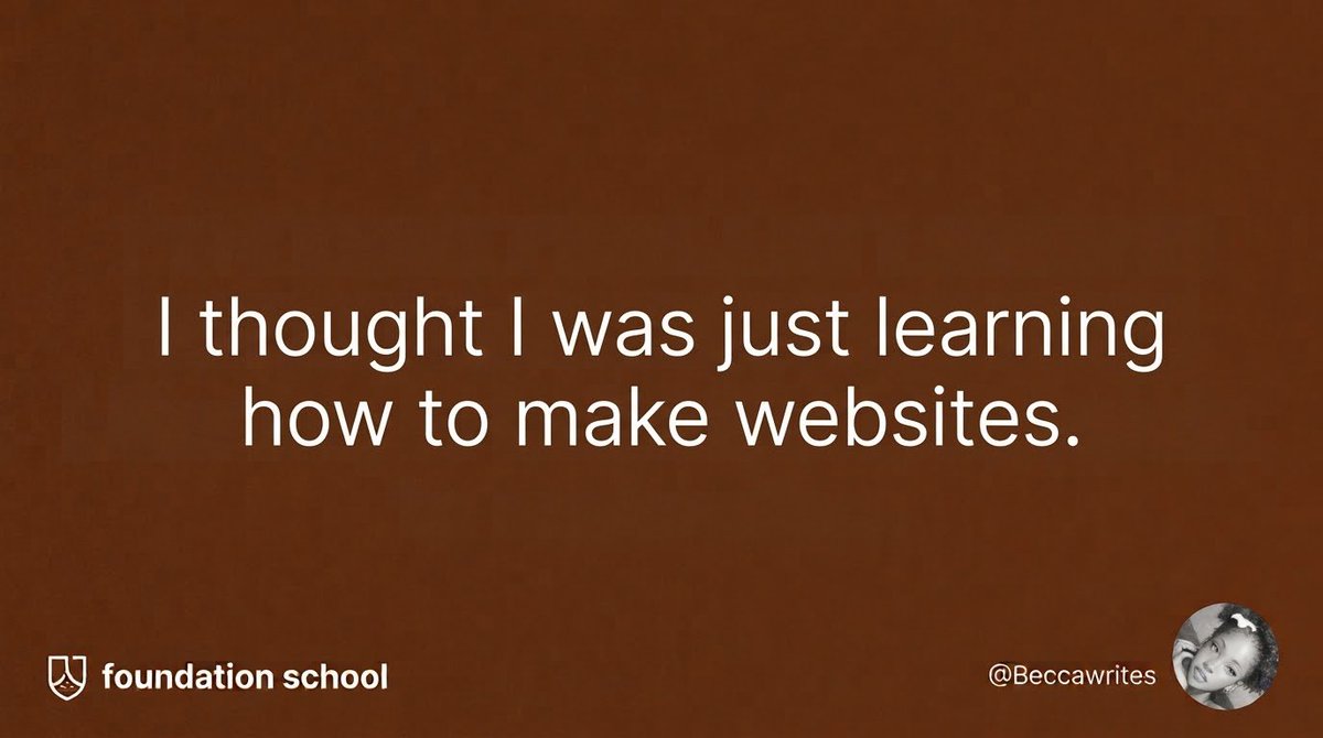 giftedbecca's tweet photo. I thought I was just learning how to make websites.

Day 2 of learning frontend development humbled me a little 😭

I spent today trying to understand what actually happens when I type a website into Chrome.

Apparently, the page I see isn’t just magically there.

My browser asks for it, a server provides what’s needed, and then the browser turns all of that into the webpage I see.

And somehow, HTML is sitting right in the middle of this whole thing.