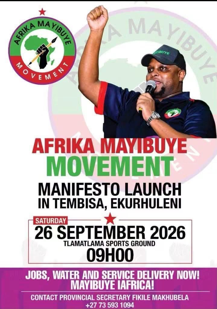 FloydShivambu's tweet photo. Tshilwavhusiku: The final push towards Manifesto Launch in TlamaTlama Sports Ground, Tembisa tomorrow! It’s No surrender! No retreat! The mandate remains the same: Total Freedom Now! https://t.co/UcsBkrExYr