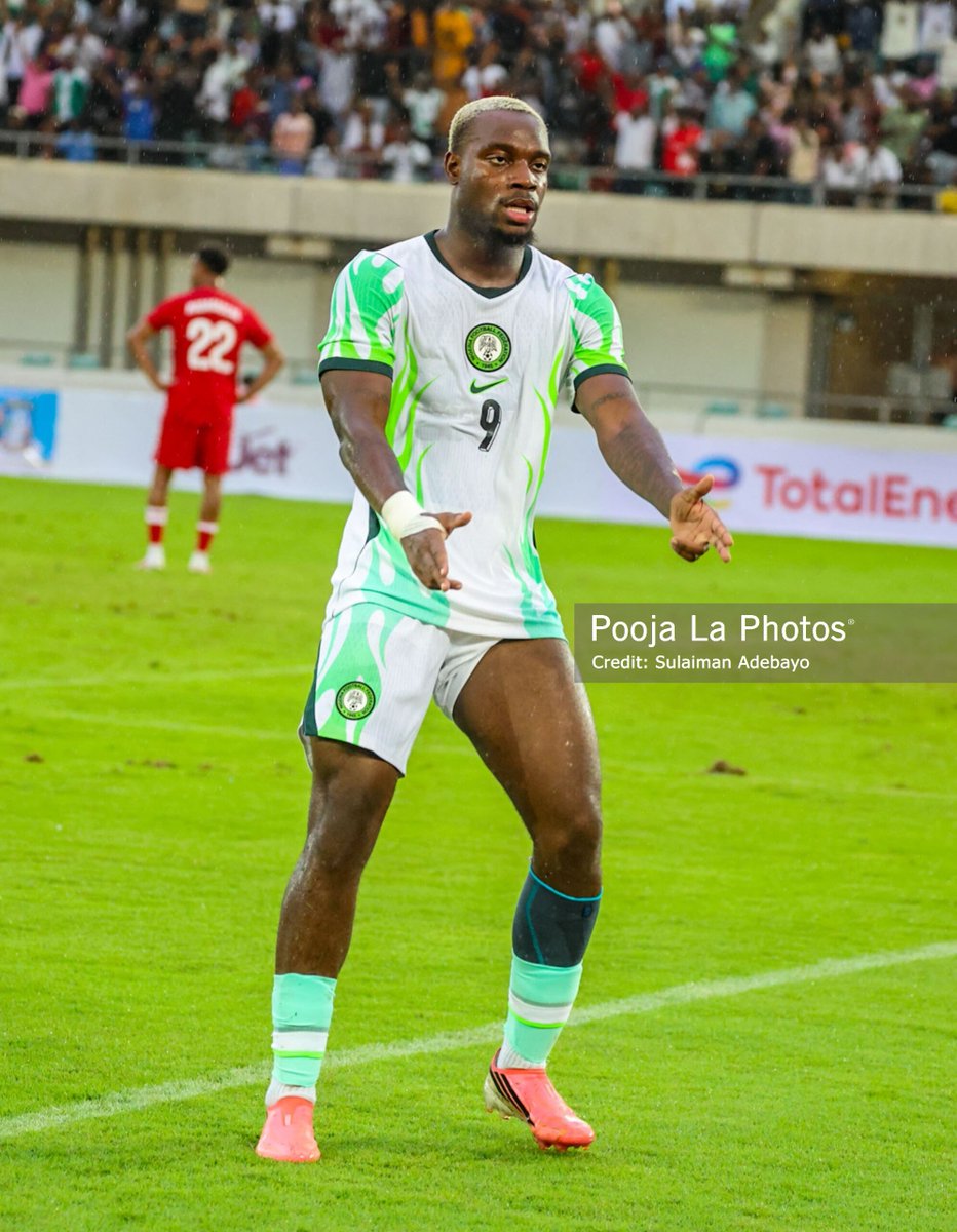 PoojaMedia's tweet photo. George Ilenikhena scores on his debut for Super Eagles against Madagascar 🔥 https://t.co/RjOiRTndCA