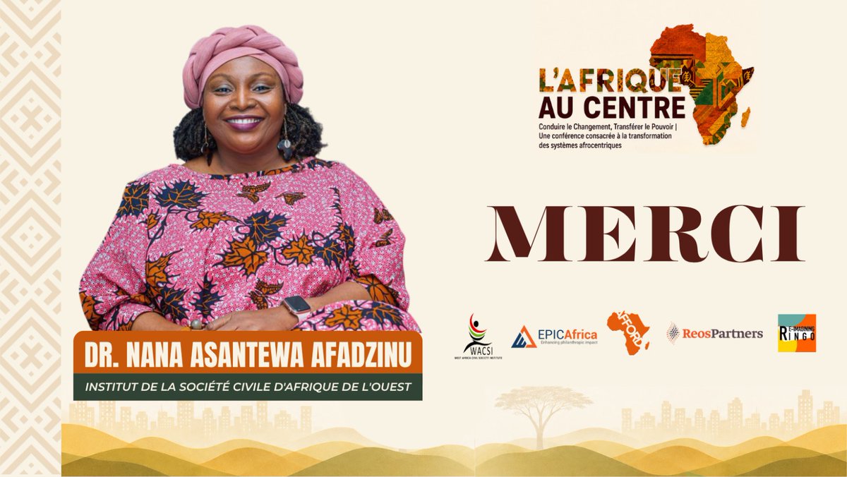 wacsi's tweet photo. L'Afrique au centre s'achève, mais l'action continue. Merci à toutes et tous — participant(e)s, partenaires, intervenant(e)s — d'avoir fait de ces 3 jours à Accra un moment de réflexion et de réinvention. Les rapports de synthèse arrivent bientôt. Restez à l'écoute. https://t.co/r2W5IycvG3