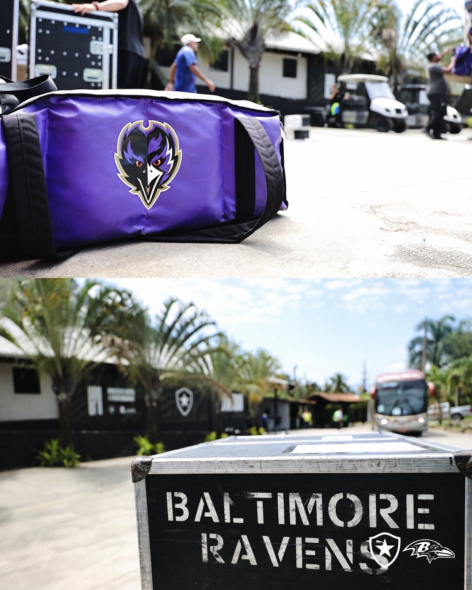 Botafogo's tweet photo. O CT do Botafogo está pronto para receber o Baltimore Ravens, time da NFL que joga no Maracã neste domingo. Os atletas chegam daqui a pouco para iniciar a sessão de treinamentos 🏈💪🏾 #BFR #NFL 

📸 Arthur Barreto/ BFR https://t.co/CsuHdCwG8b