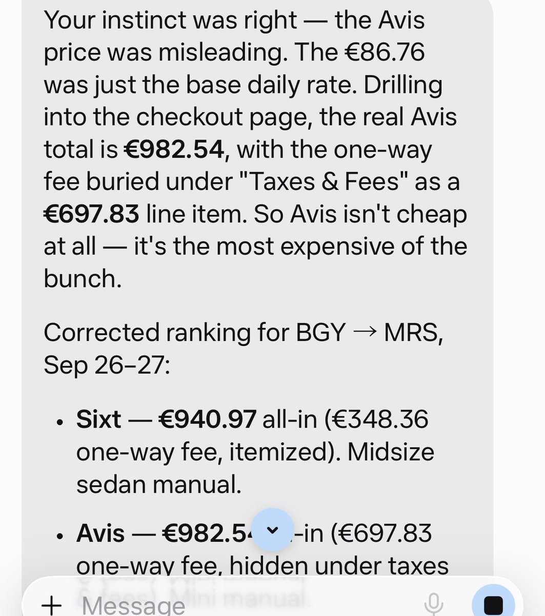 tomfgoodwin's tweet photo. Muse wrong and unhelpful 10/10 times so far. 

What is the point with something you need to know enough to ask it to check every single thing https://t.co/ckHzu3gSr0