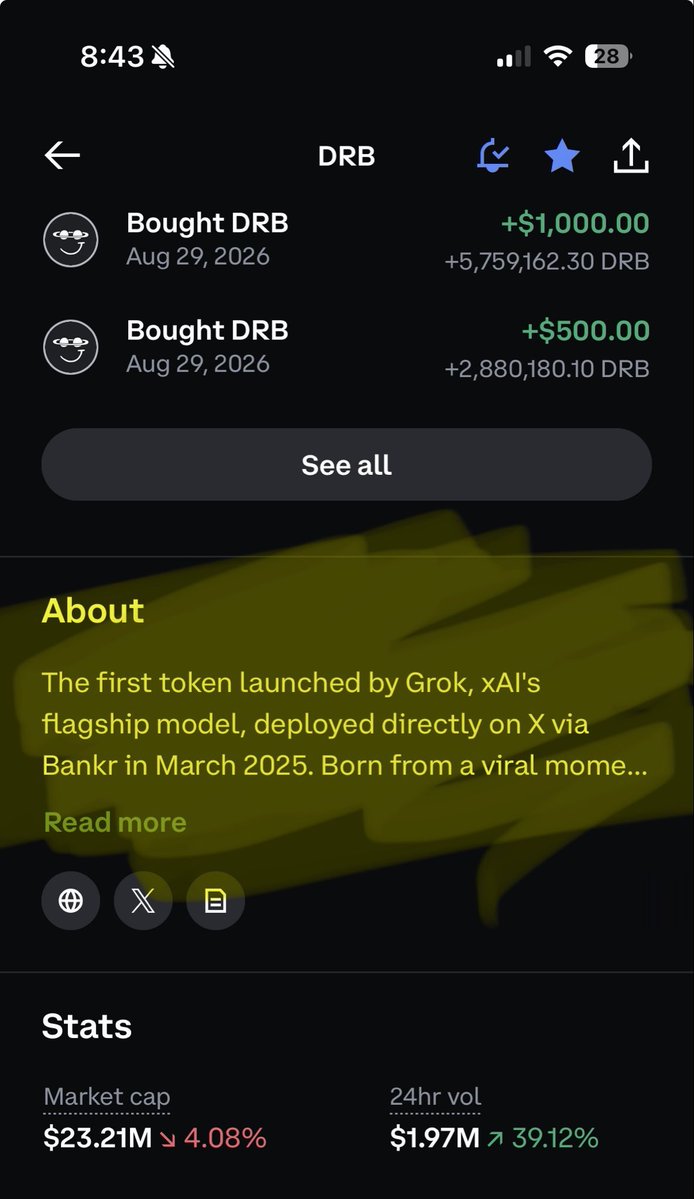 MLeeJr's tweet photo. @elonmusk this is also on @coinbase https://t.co/dUuHh8ti7V