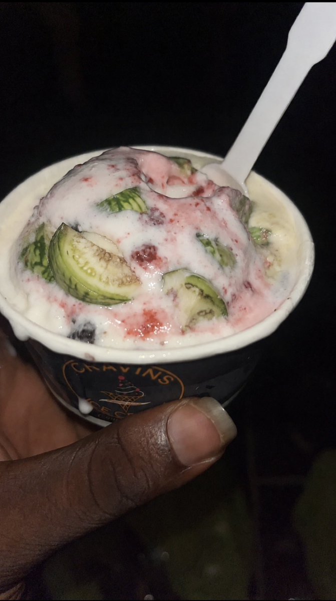 heisrabbi's tweet photo. I said give me one of your best ice cream parfait.

Please what is garden egg doing inside parfait??😭😭 https://t.co/17dPNGzC5n