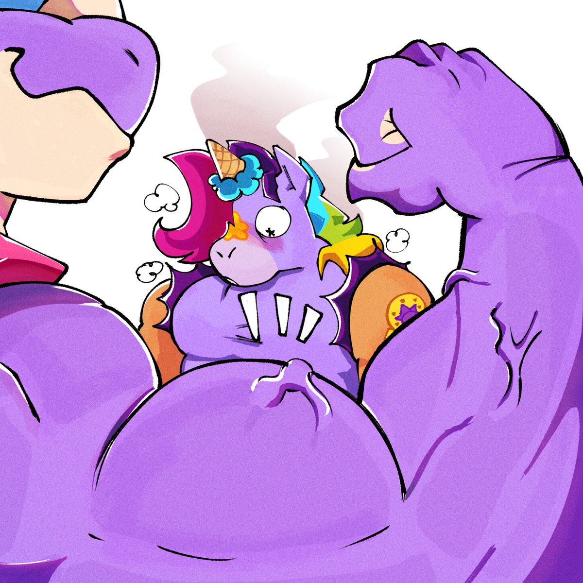 CHOOCOFREZA's tweet photo. Berry what are you looking at?
#brawlstarsfanart #Piercexberry #BerryxPierce https://t.co/LcJtptevy1