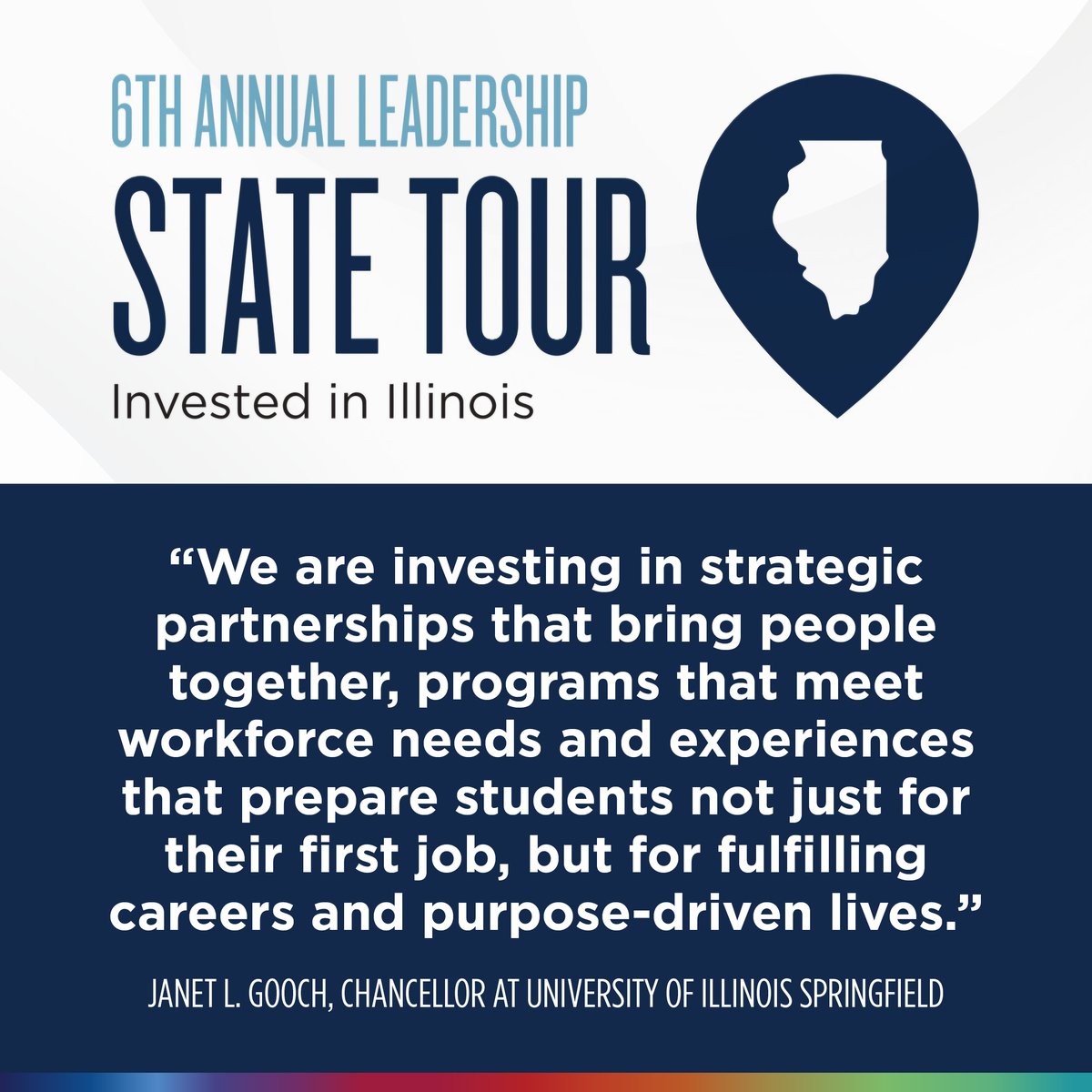 UofILSystem's tweet photo. President Killeen and our chancellors gathered at @UISedu to reflect upon what they saw and heard across the state this week. The conversation underscored the importance of the partnership between our system and state, and the tangible benefits that it provides to Illinoisans. https://t.co/vXAhzolSQN