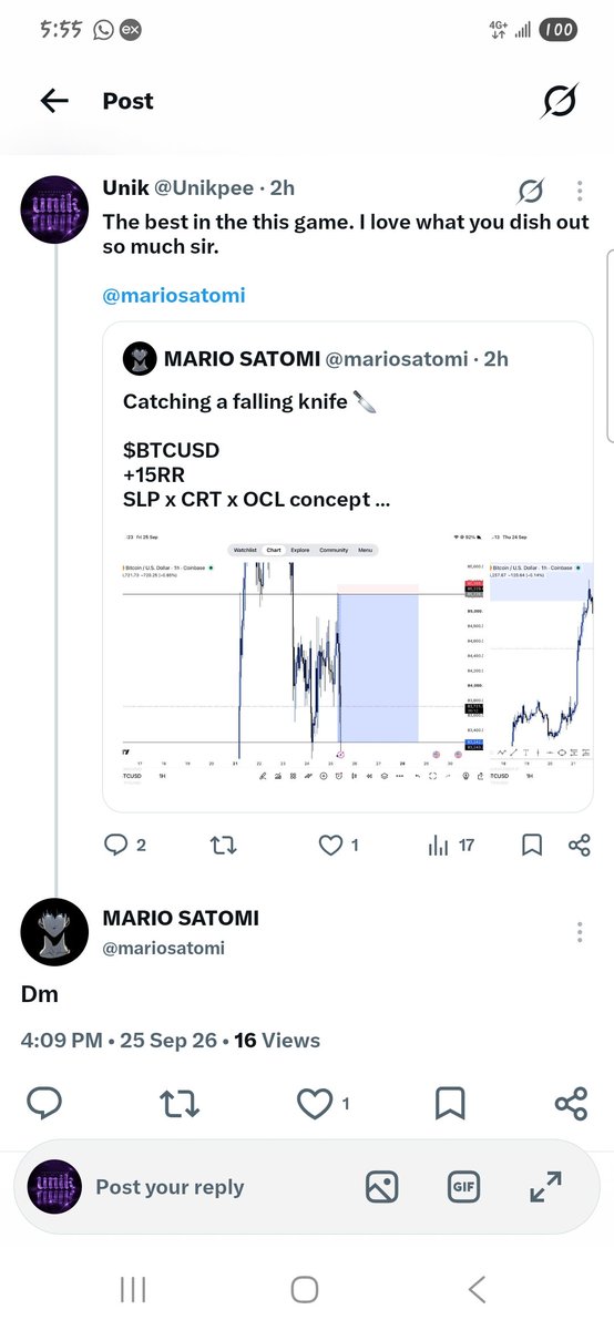 Unikpee's tweet photo. Seeing this, means a lot to me. Didn't believe my mentor will notice me one day. 

Thank you so much Sir. https://t.co/W6924hPDsM