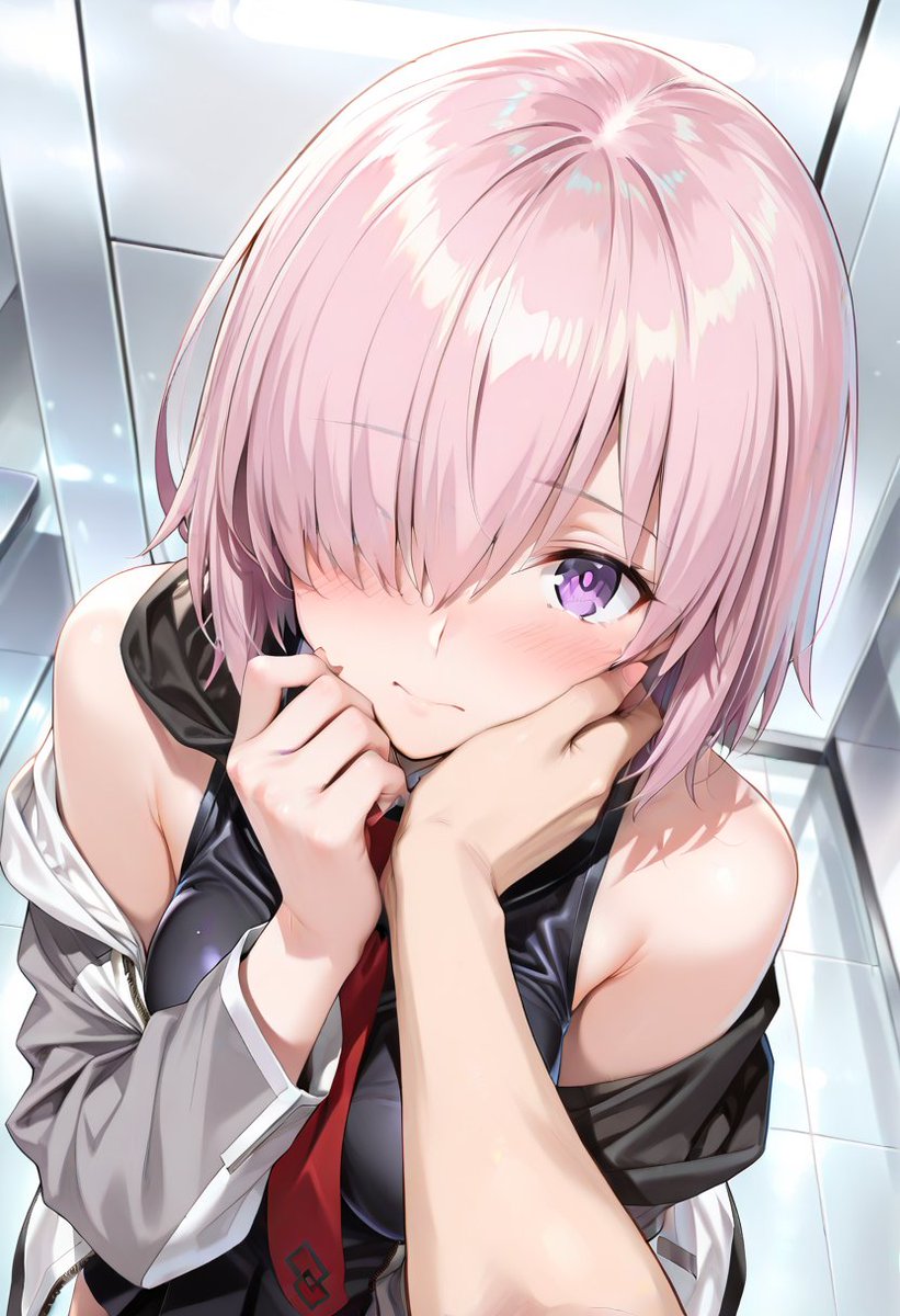 daiweiting3's tweet photo. #FateGrandOrder #FGO #MashKyrielight #Fate系列 #命運冠位指定 #瑪修 #マシュキリエライト #マシュ #마슈키리에라이트 #AIart #aiartcommunity
「為前輩提供戰鬥支援是瑪修的職責……但今晚，身為普通女孩的瑪修……想把全部的時間都留給前輩一人。」 https://t.co/4ZodRHR7xC