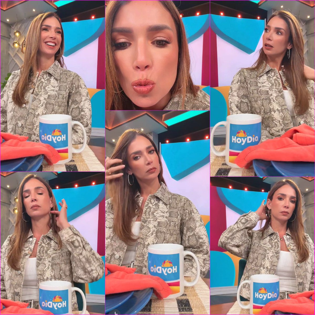 Uppiepond's tweet photo. Happy Friday & Feliz Viernes! ✨️🥳 Tune into @hoydia on @Telemundo to catch the fabulous @Alessandraville & @MenchacaOficial! Follow them on TikTok for exclusive bts! 💪🥰😫🔥 #Friday #viernes #telemundo #Spanish #TV #hoydia #ootd #fyp #TikTok #bts https://t.co/ATiJgqmhHV