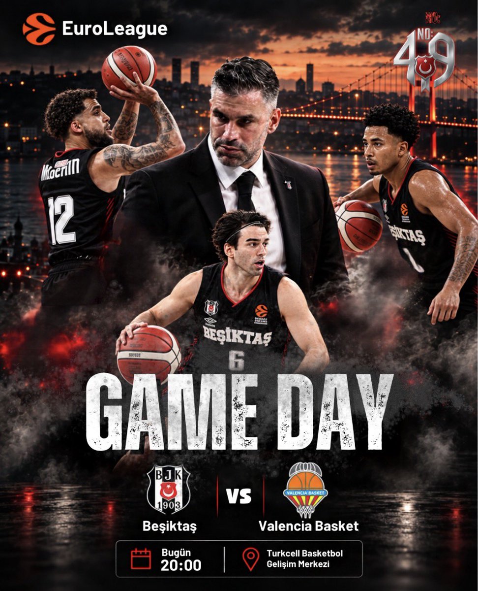 adaminbiriJK's tweet photo. Başarılar @BJK_Basketbol attığın basket olsun
#BJKvVAL
#Eurolig
#Euroligbasket
#EuroLigStart https://t.co/nIKudbAQ4i