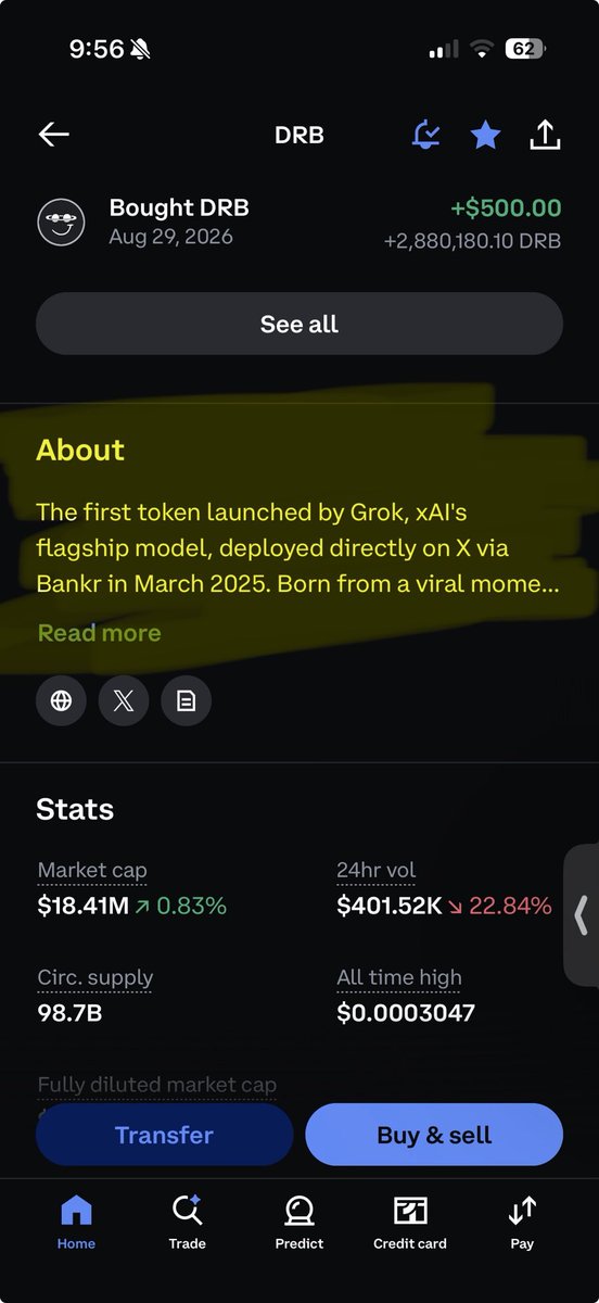 MLeeJr's tweet photo. also cool on @coinbase 😎 https://t.co/FaBTVmm5UY