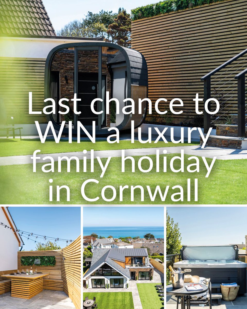 coastmag's tweet photo. Six bedrooms, breathtaking views and space for the whole family 🌊🏡

This is your last chance to win a luxury family holiday at Chy-an-Clegh - the perfect base for a Cornish break.

Enter before 30th September to enjoy this four night escape together ✨
https://t.co/1w3EZmkpWT https://t.co/mNXpEZ80a5