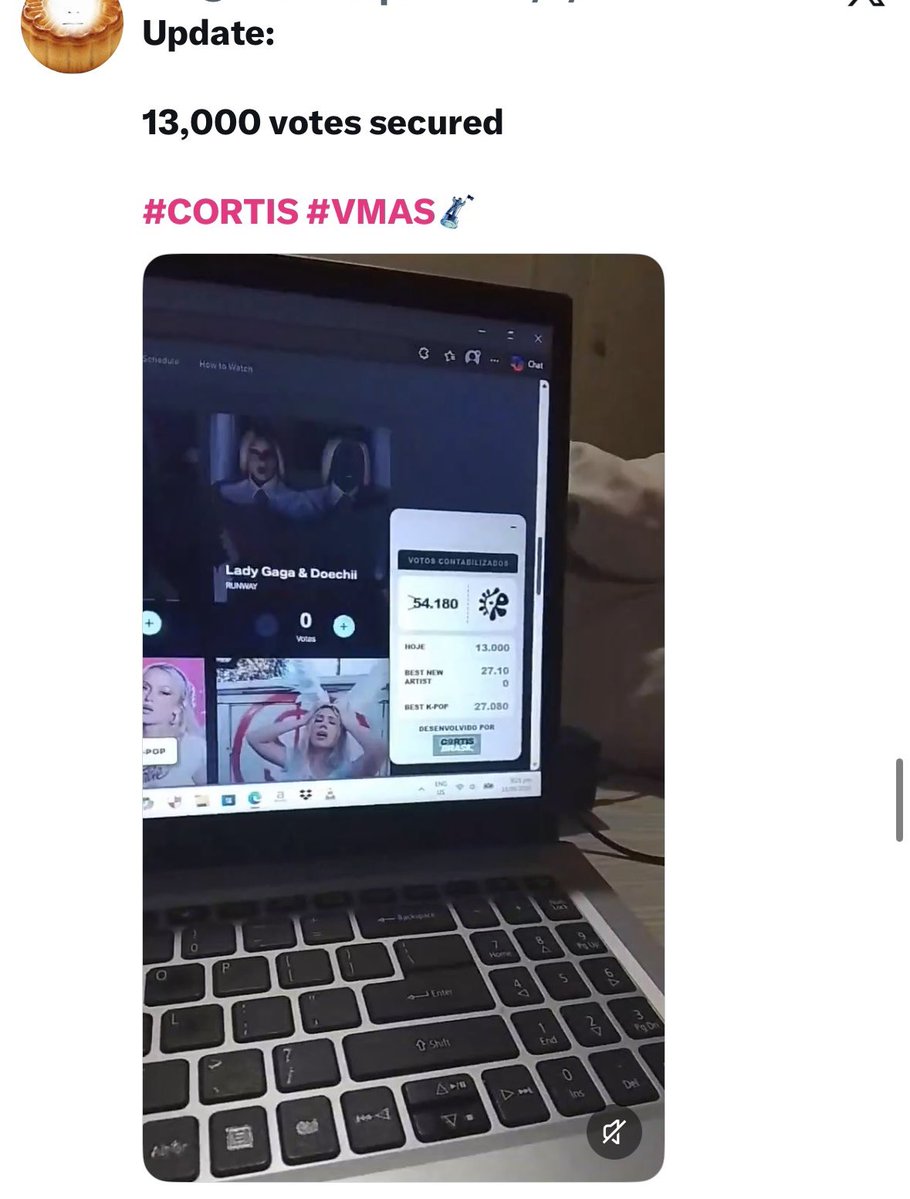 jjamimint's tweet photo. if cortis actually wins the vmas i’m giving this person the biggest fattest hug ever https://t.co/Ncfos7d8qv