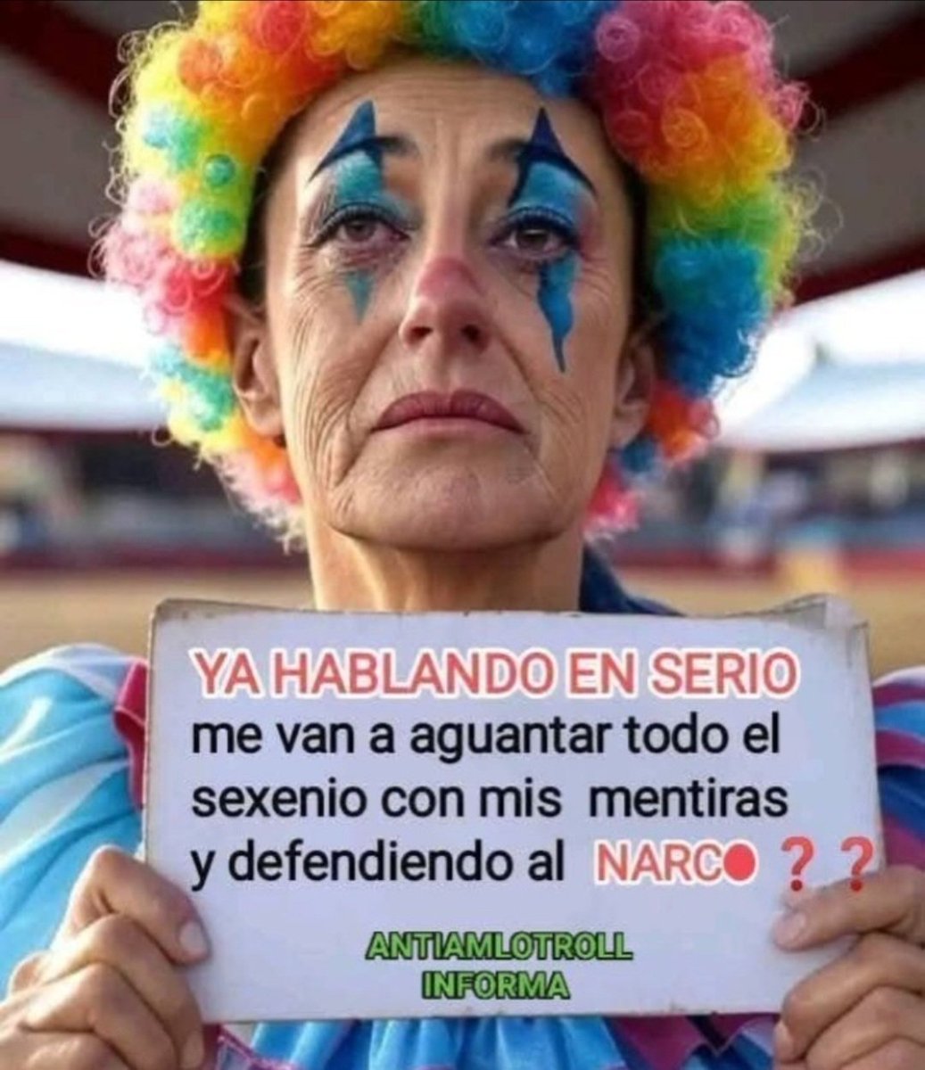 RICARDOUGA88693's tweet photo. @GuacamayanLeaks @Claudiashein ¡ Buenísimoooo, la deja callada más de 10 segundos, para salirse por la tangente (y justificar ante todo, que siempre defenderá a su "amo"; por eso quieren callarnos), pero finalmente queda exhibida lo mismo que su pedorro "gobierno"! 
¡Chale me cae que son aberrantes! 
😡🤬🤮 https://t.co/6XkTI89bMR