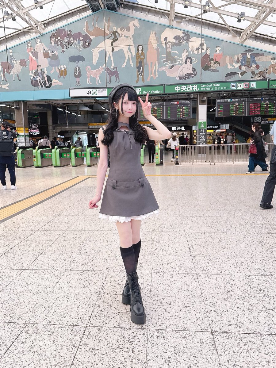 fumina2377's tweet photo. おはようして♡
この駅行ったことある？🚉 https://t.co/3NjtXsDC4m
