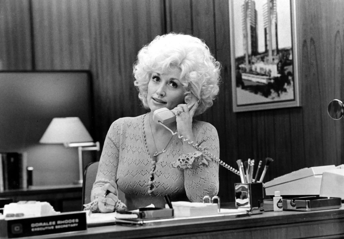 AFLCIO's tweet photo. Happy 9 to 5 day, Sister Dolly. We miss you ❤️ https://t.co/XRYL2aVH0J
