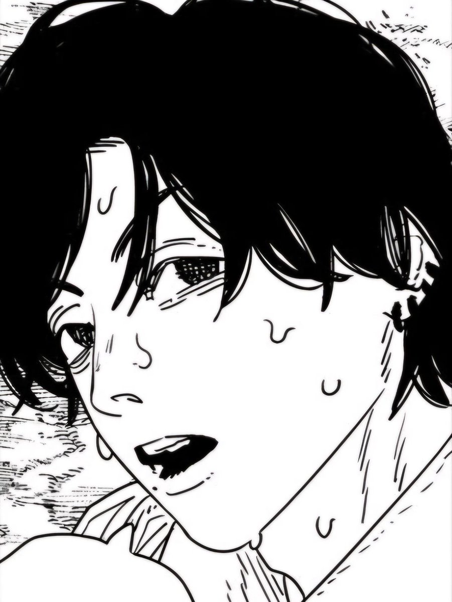 octoshida's tweet photo. Yoshida looks so pretty here until u realize he’s covered in denji’s stomach acid https://t.co/esXOlnnPcC