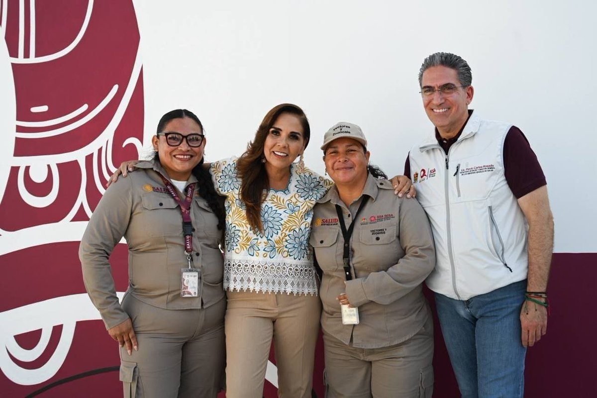FlavioCarlosRo's tweet photo. Cada imagen de este carrusel me llena de orgullo y me recuerda lo honrado que me siento de caminar 4 años en el equipo de la mejor Gobernadora, @MaraLezama, llevando la salud a cada hogar de #QuintanaRoo. https://t.co/kLb73tx1aT