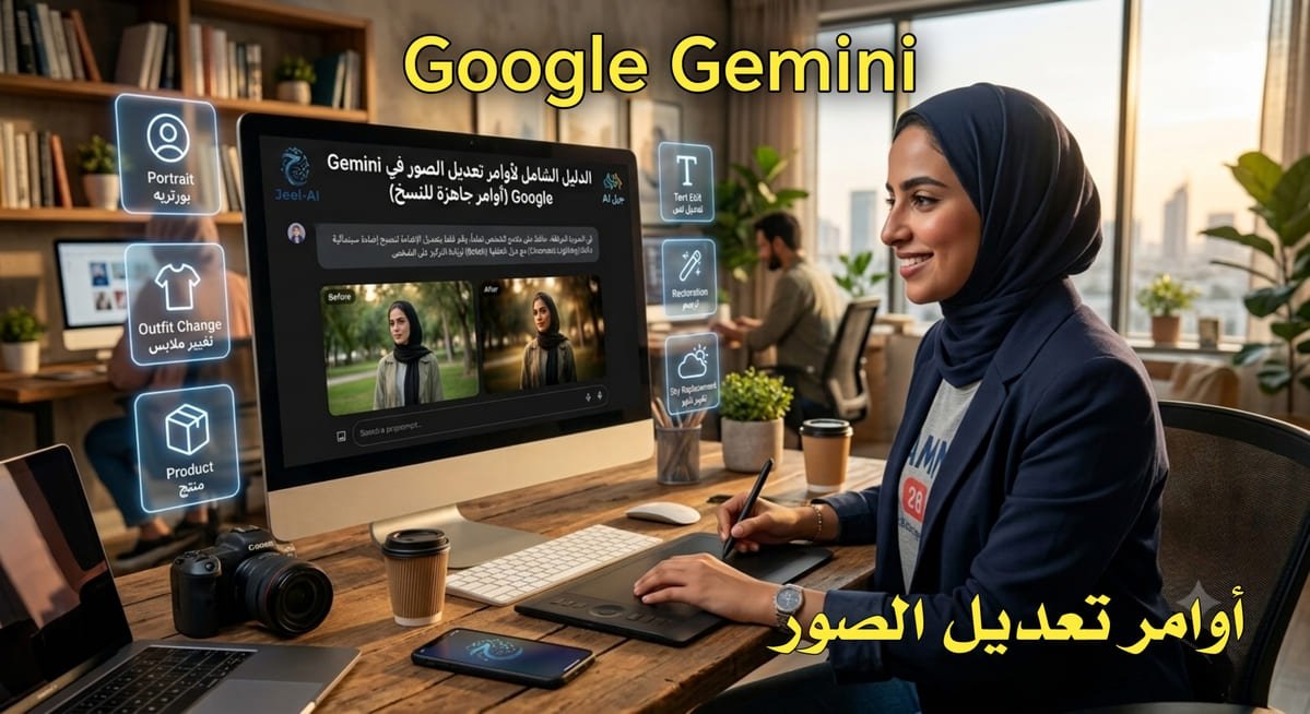 itr_elkalam's tweet photo. ��وامر تعديل الصور في Google Gemini (أوامر جاهزة للنسخ)
​💡 جمعنا لك أوامر تعديل الصور في Google Gemini لتعديل صورك بنقرة واحدة!
​🔗 اقرأ المقال وجرب الأوامر الآن:
https://t.co/hmNzl540Qd

​#الذكاء_الاصطناعي #GoogleGemini #تعديل_الصور #تصميم #جيميني #برومبت https://t.co/cr4hCYcHAb