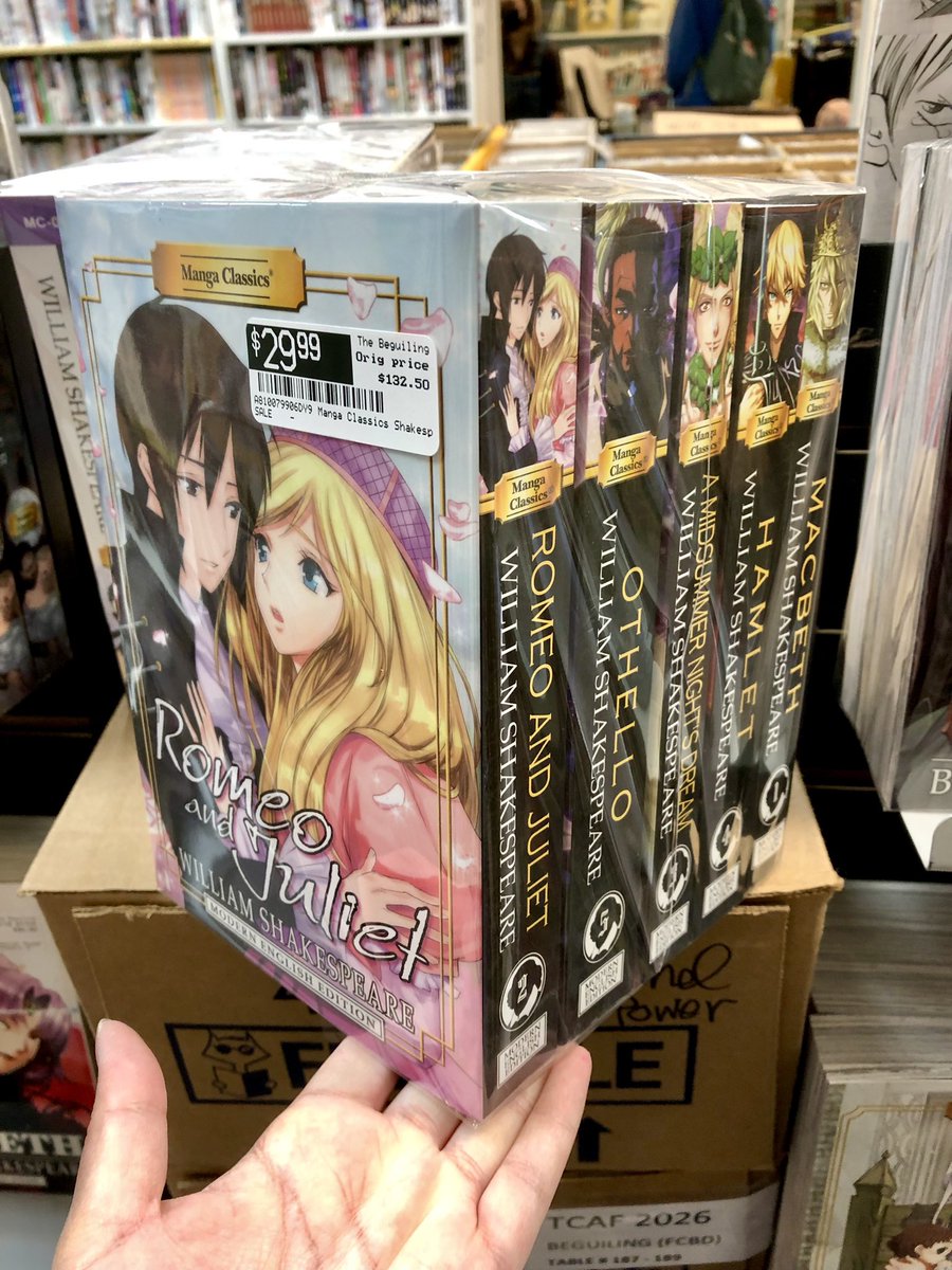 TheBeguiling's tweet photo. We have a big Manga Classics sale on, with individual books and sets up to 80% off! https://t.co/SvaFudyiGh
