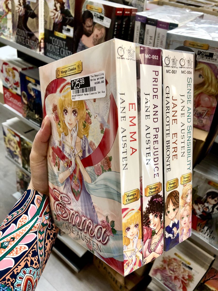 TheBeguiling's tweet photo. We have a big Manga Classics sale on, with individual books and sets up to 80% off! https://t.co/SvaFudyiGh