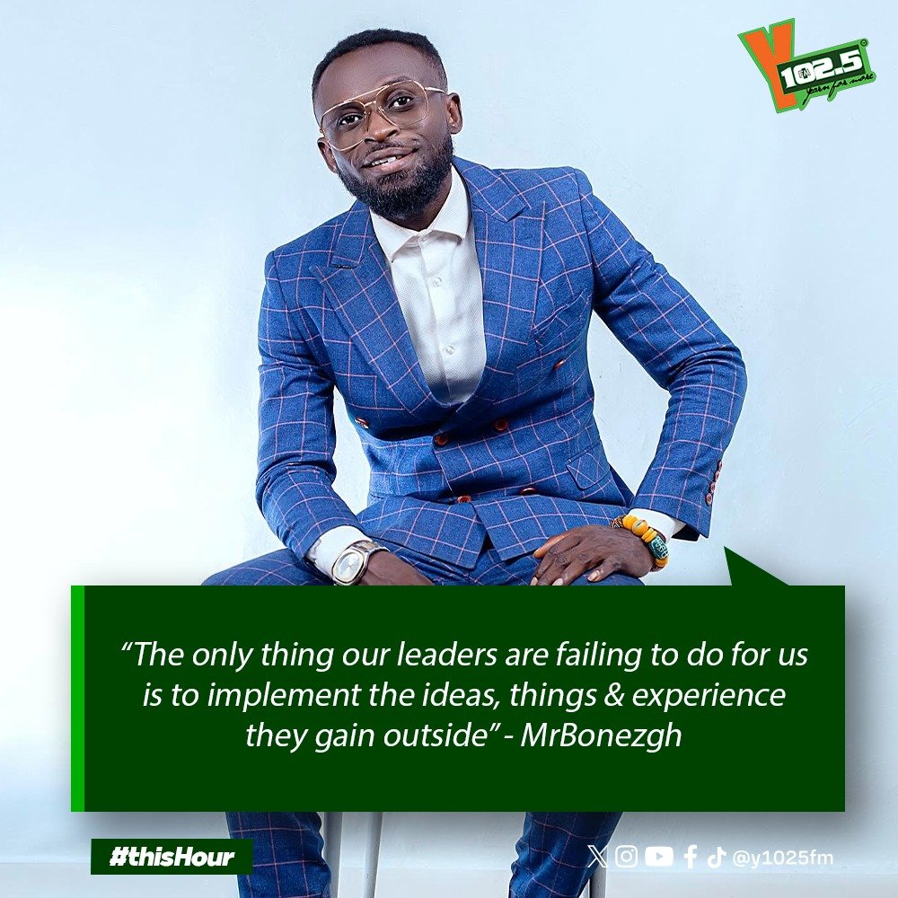 y1025fm's tweet photo. . @MrBoNeZgh, on @ghamroonline &amp; royalties collection in Ghana 

#YfmGhana #ThisHourOnY #fyp https://t.co/GIApy5We08