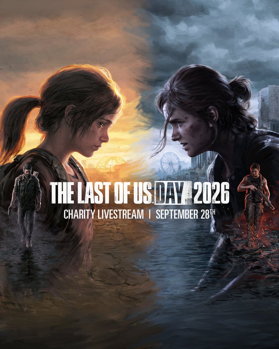 Naughty_Dog's tweet photo. As part of our #TLOUDay celebrations, we're holding a charity livestream with guest host and award-winning accessibility specialist @ross_minor!

Tune in on Monday, September 28 at 2pm PDT as we dive into No Return's deep accessibility options, enter our sweepstakes for a chance to get your hands on some The Last of Us merch*, and watch live interviews with our game devs. All proceeds (minus processing fees) go to the AbleGamers Foundation. https://t.co/XMgQffKprR