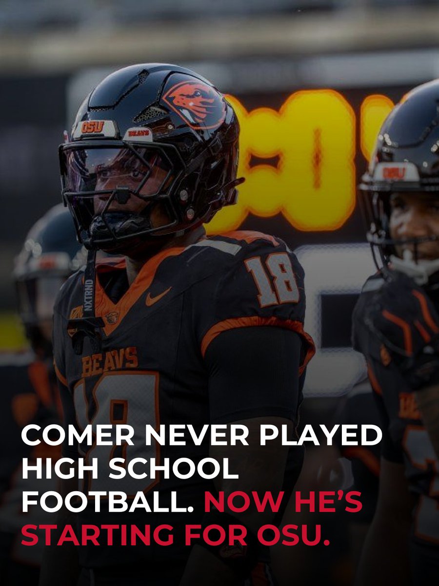 ValleyTimes's tweet photo. 🏈Jarrel Comer II made his first collegiate start in the Oregon State Beavers’ 52-17 win over Montana last Saturday, but it's only the beginning of the sophomore’s football-playing career — literally.

Read more at the link in our bio. https://t.co/n883571SS4