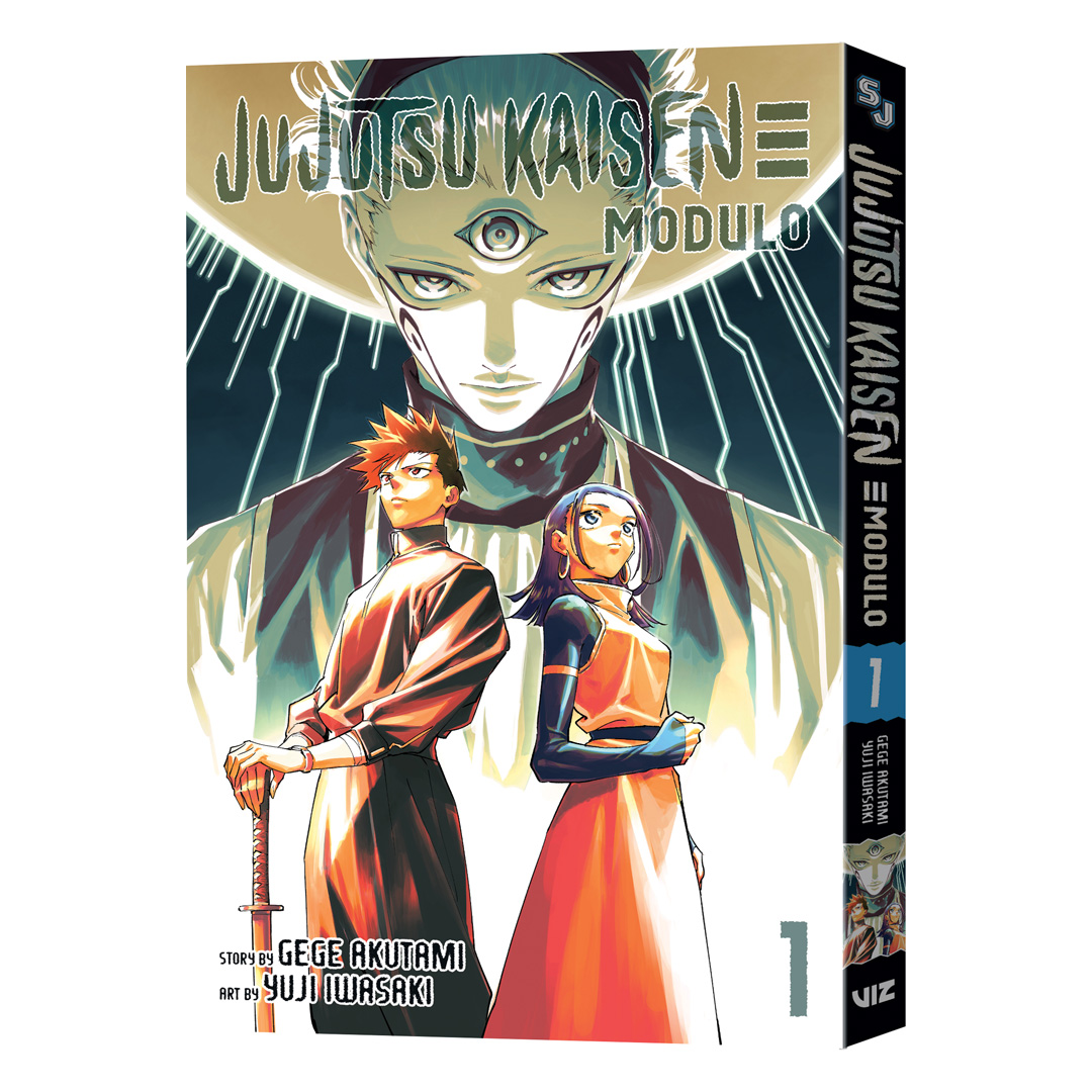 VIZMedia's tweet photo. Cover reveal! 💍 
Jujutsu Kaisen Modulo, Vol. 1 (Story by Gege Akutami, Art by Yuji Iwasaki) releases January 5, 2027.
Pre-order the Barnes &amp; Noble variant cover now: https://t.co/nwfG5uhkqX https://t.co/NVuca5wuDE