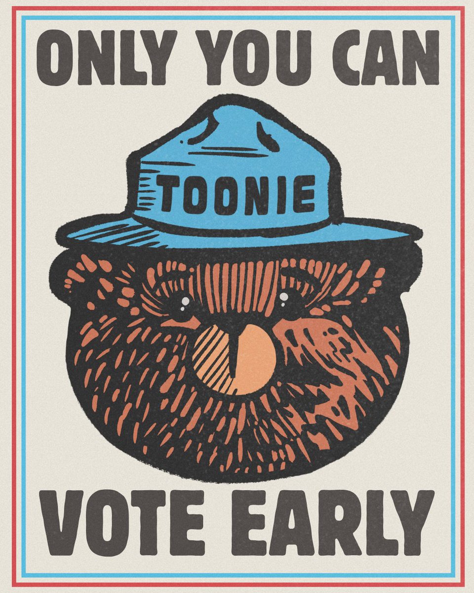 sccvote's tweet photo. Remember, only YOU can vote early! Early voting begins October 5, the start of the voting period for the November 3, 2026 General Election. 

Expect your ballot to arrive by mail during the week of October 5. Drop off your ballot at an Official Ballot Drop Box, stop by our Office, or visit a Vote Center when they open on October 24. Vote early!

Visit https://t.co/4bK7TExFZZ for more info.

#Vote #SCCVote #Toonie #VoteEarly
