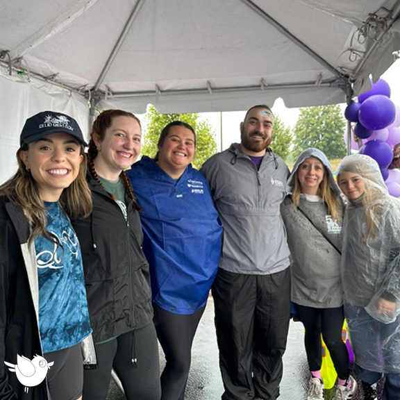 BBDProgram's tweet photo. We had an incredible time at the @EpilepsyFdn 5K Rodeo this past Saturday! Rain or shine, our team was proud to stand with our community, celebrate inclusion, and raise awareness for epilepsy. Thank you to everyone who joined us! 💜🤠 #epilepsyawareness #bluebirddayprogram https://t.co/G9UF79blRi