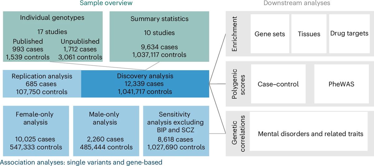 NatureAsia's tweet photo. Genome-wide association analyses of borderline personality disorder identify 11 loci and highlight shared risk with mental and somatic disorders🧬🧠
https://t.co/7L9jHCc2BX
@NatureGenet #OA #OpenAccess paper by Fabian Streit et al.
@HeidelbergU
News: https://t.co/QuFn0IUhj8 https://t.co/ep04p2Y7iV