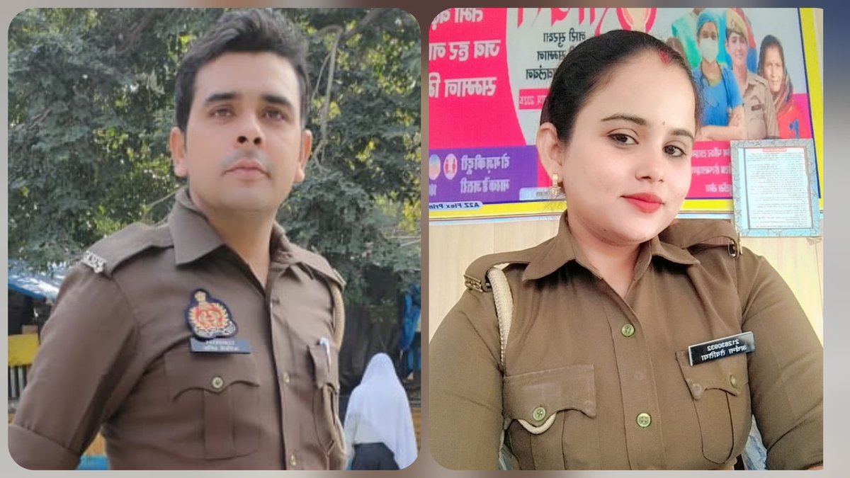 UPPOLICE_NEWS5's tweet photo. खाकी का फर्ज भी, इंसानियत का धर्म भी! 

कन्नौज में सिपाही पति-पत्नी (दीपक और अनु) ने बहादुरी और सूझबूझ की मिसाल पेश की। पलटी कार में फंसे लोगों को बचाने के लिए राइफल के कुंदे से शीशा तोड़कर 5 जिंदगियों को सुरक्षित बाहर निकाला और अस्पताल पहुँचाया।

सलाम है इस जाबांज पुलिस कपल के जज्बे को!