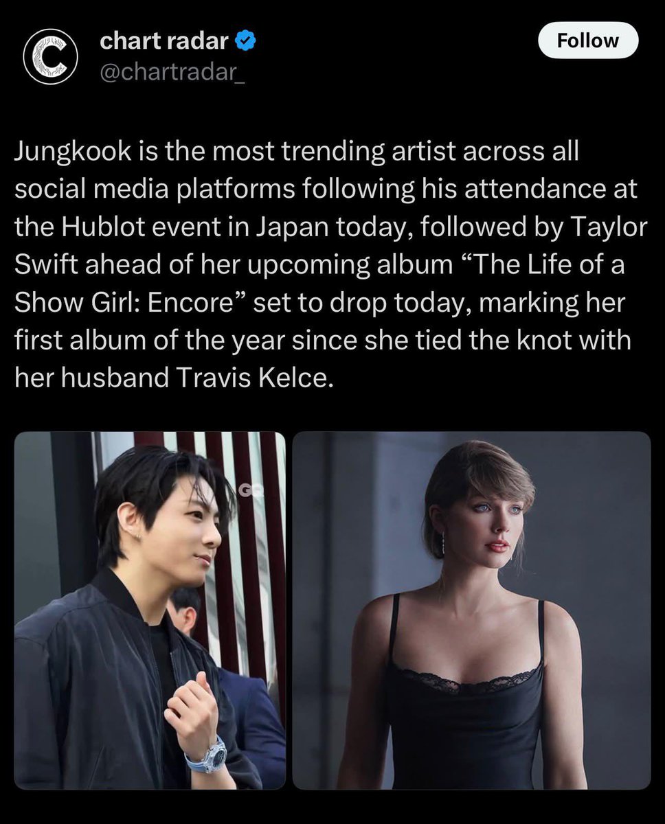 Yasminjk132487's tweet photo. Without any prior announcement to attract global attention, then haters don't like Jungkook because they can't be like him 😩 https://t.co/BQVyyYcyQU
