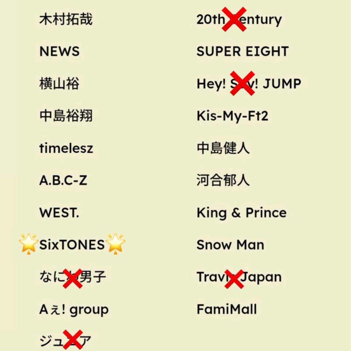 swap_trh's tweet photo. 名義交換していただける方を探しております

【求】SixTONES 新規（既存相談）
【譲】画像参照

画像の条件に当てはまる方と、長期の交換を求めております
お心当たりのある方は、必要事項明記の上dmまでご連絡お願いいたします

現在、関西名義を優先的に探しております

#��義協力 #名義交換 https://t.co/BVmEaMiYVA