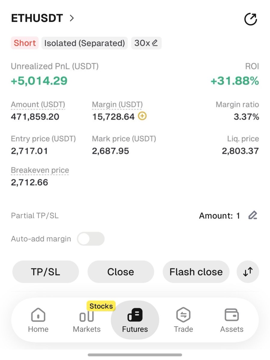 Mehmetgizikk's tweet photo. Ahali selamlar 🙋‍♂️

Euphoria Trading topluluğuna paylaştığım $ETH işlemim 15 dakikada şu şekilde kâr verdi ✅️

Ek olarak ise 1.000$ -> 10.000$ Challenge'ımın ilk işlemi oldu.

Topluluk TAMAMEN ÜCRETSİZDİR. Link üzerinden katılım sağlayabilirsiniz 👇

https://t.co/yPGHC55lim https://t.co/kQWEoZDbKQ