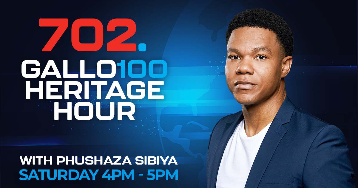 Radio702's tweet photo. A century of Mzansi's music in one hour ๐ฟ๐ฆ
Join @phushaza for the Gallo100 Heritage Hour on 702 this Saturday from 4PM, celebrating 100 years of Gallo, from Soul Brothers to Ladysmith Black Mambazo!
#Gallo100 #HeritageMonth #702Music @GalloMusicSA https://t.co/P2GRnhlhzU