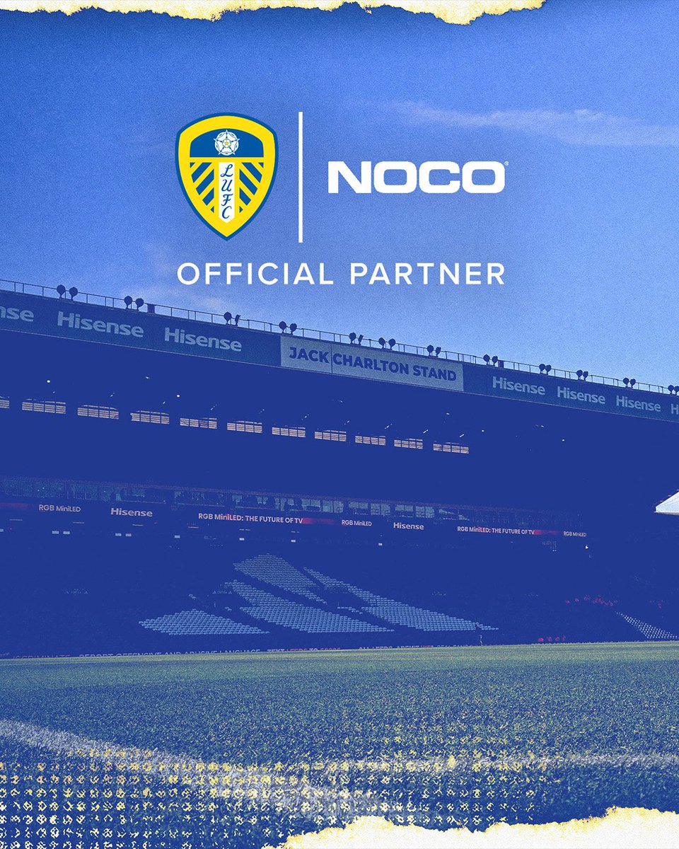 hinashin10's tweet photo. 🤝 Leeds United are delighted to announce an extension to the club’s official partnership with @noco, a global leader in battery power solutions.

More info at https://t.co/uI6tX8bXhv https://t.co/kO6WprX0l9