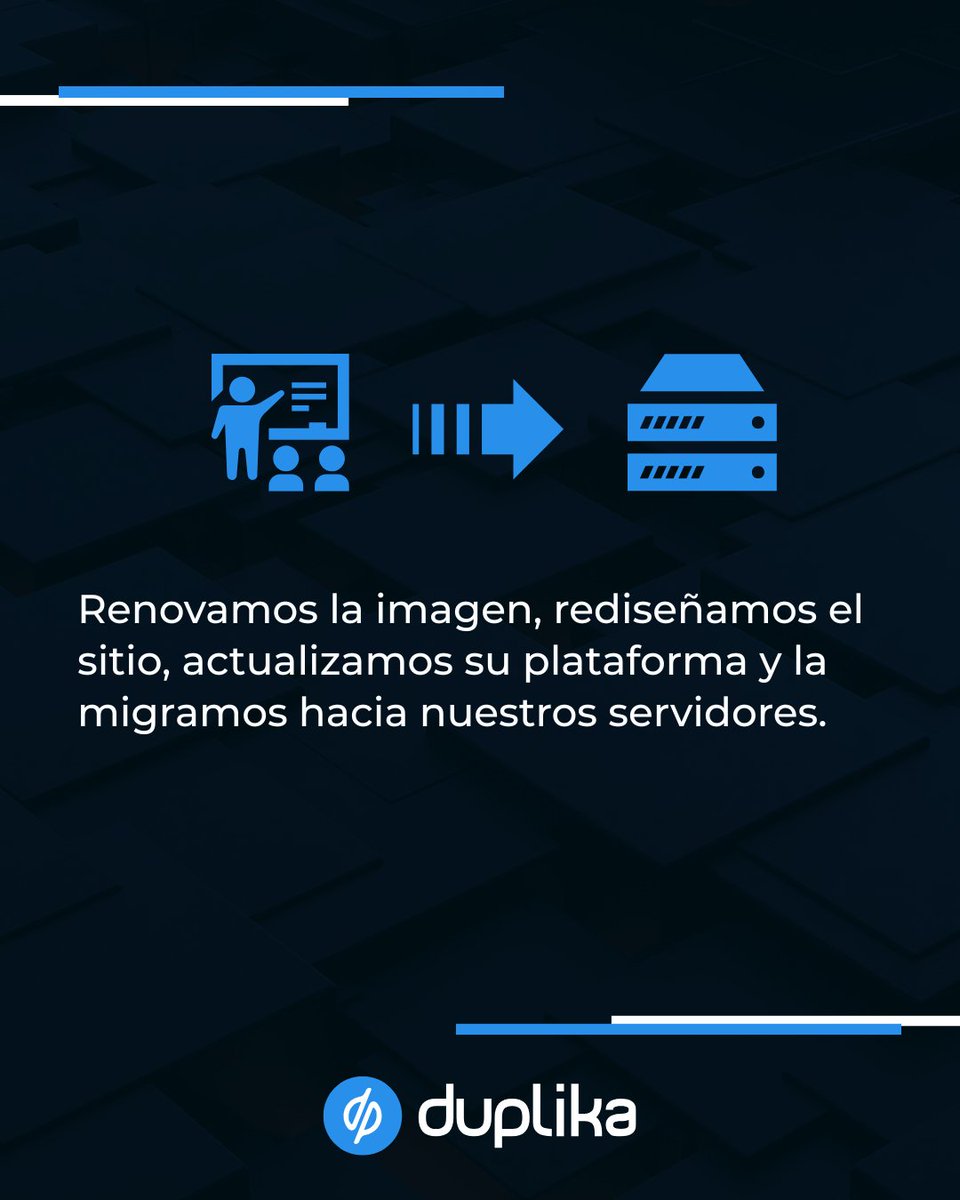 duplika's tweet photo. 🏫 El Instituto de Junín de Mendoza nos contactó para mejorar su sitio y optimizar el rendimiento de su plataforma de Moodle para la escuela.

https://t.co/IUK6TT9wZl

#duplika #webhosting #wordpress https://t.co/Nfu5adjSS7