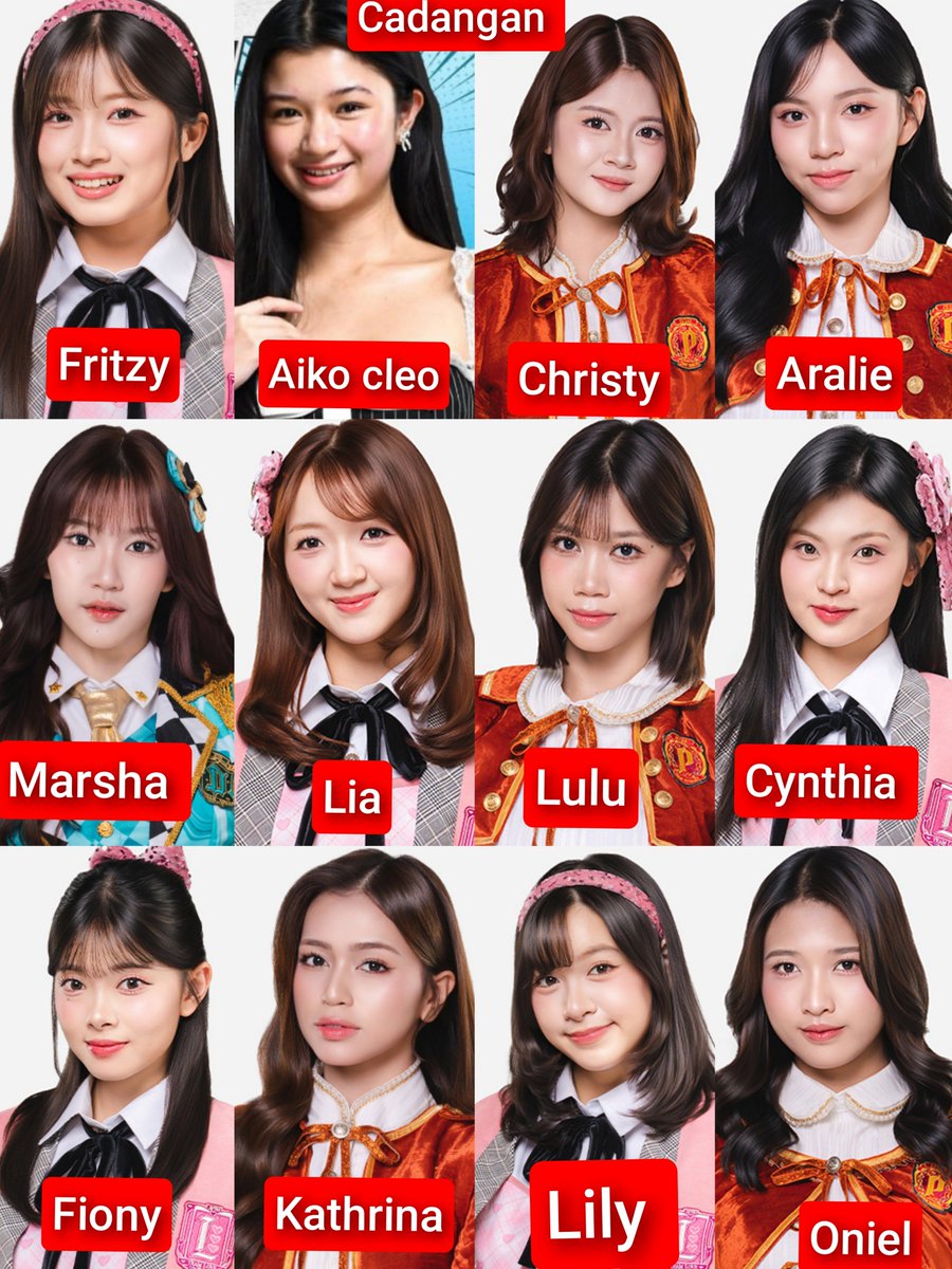 Agvanoadi48's tweet photo. Susunan pemain timnas JKT48 fight spirit 1 Indonesia https://t.co/odhN8DXxac