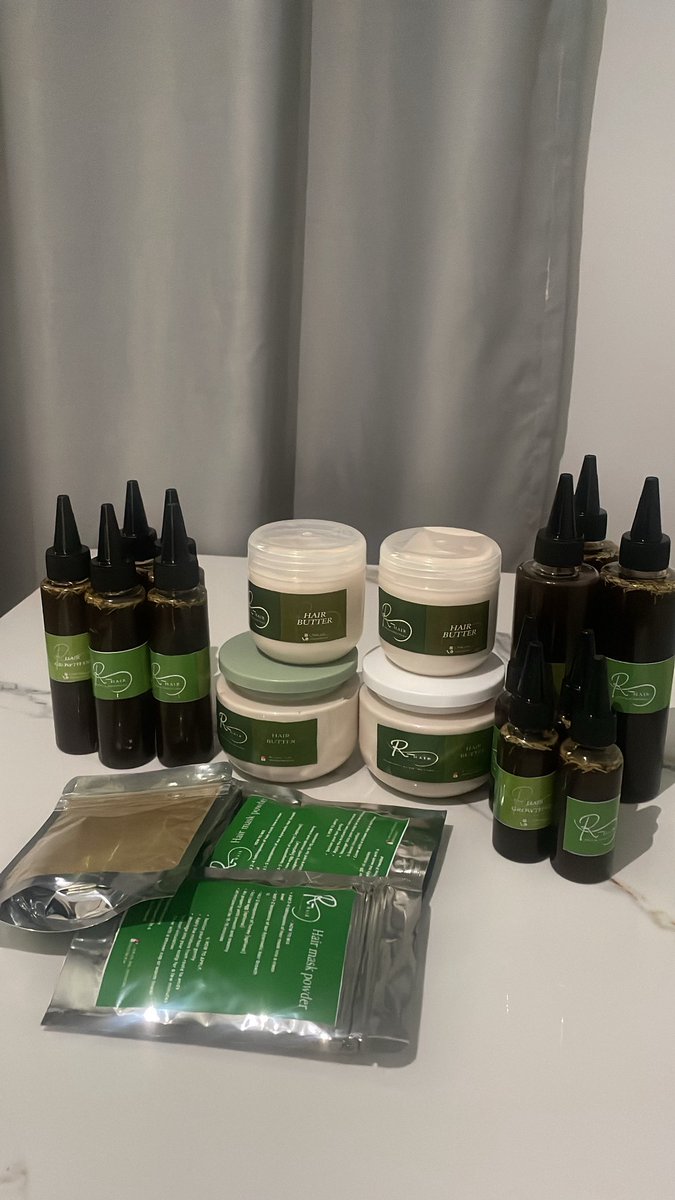 miss_wunti's tweet photo. Hair growth oil 
50ml 3,500
100ml 6,500
200ml 12,500

Hair butter 
150g 5,000
250g 8,000

Hair mist 
100ml 3,000
200ml 5,500

Hair mask 
50g 3,500

📍Abuja 
Delivery nationwide https://t.co/cAjPrvXKoW