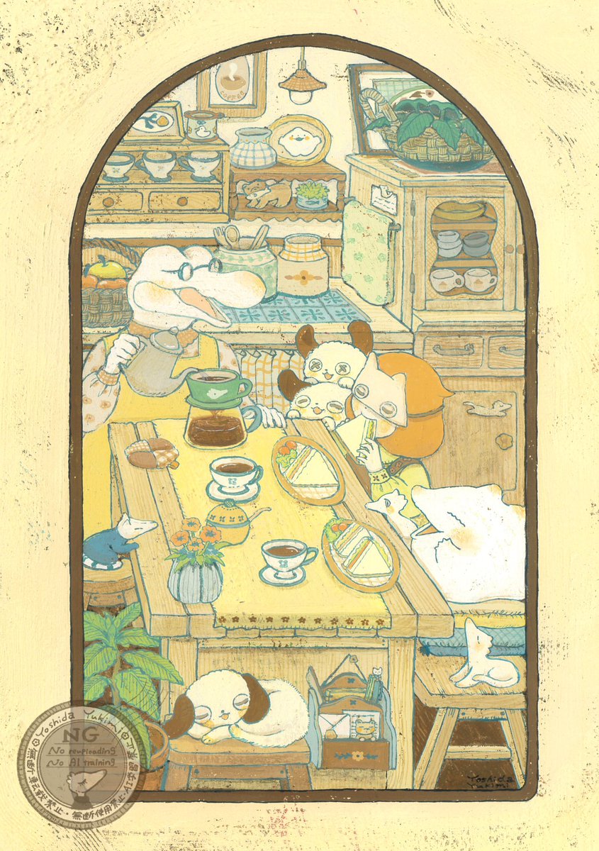 ykm_127's tweet photo. 「おはよう」

#ラ・ポーズ https://t.co/wB3c9hVDjT
