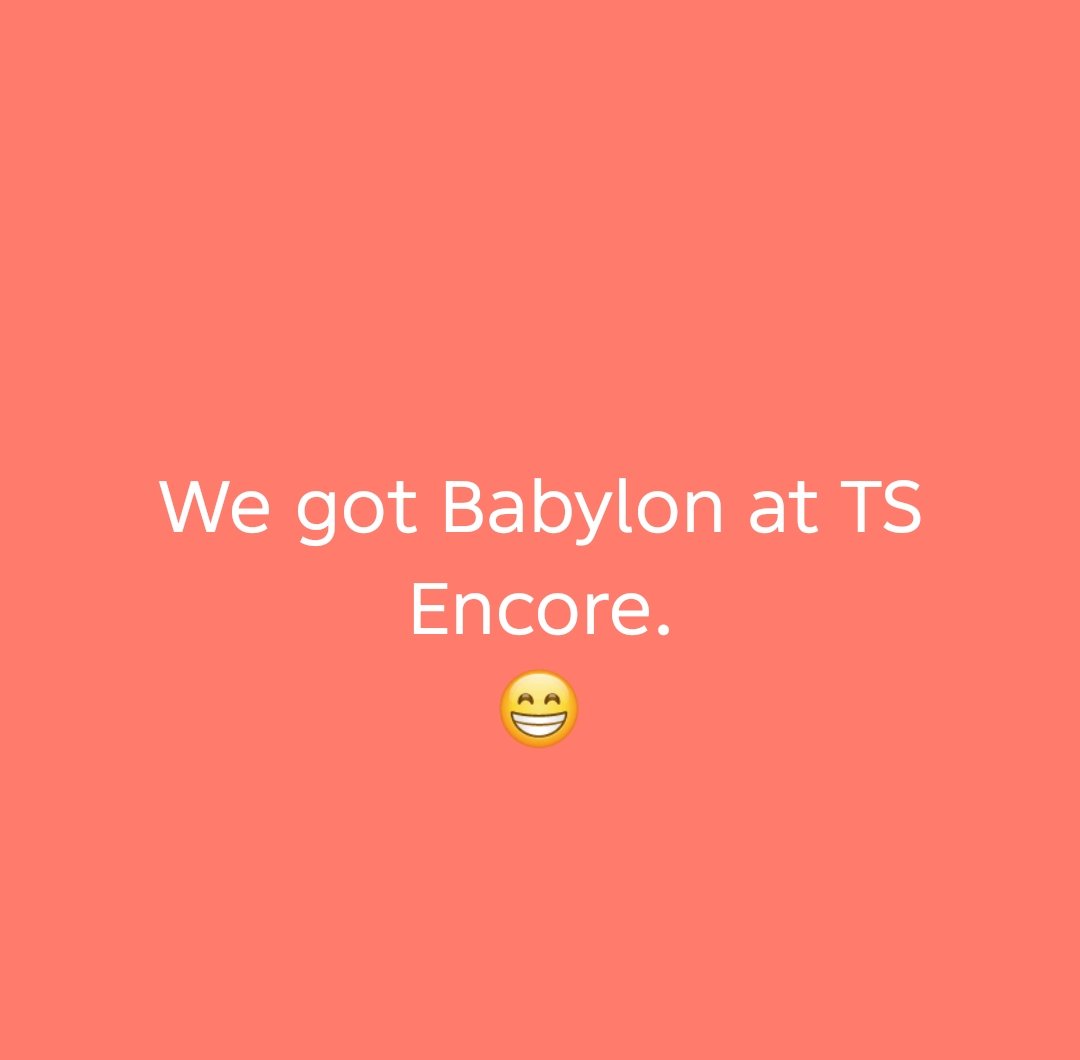 Ukulelejnr1312's tweet photo. @ParamountIQ Oh well! 
On the other update I have for your reply. 

My entitlement mindset made it to Encore for good. @taylorswift13 
(It's like I don't have a mind of my own). https://t.co/MoUbNZ455t