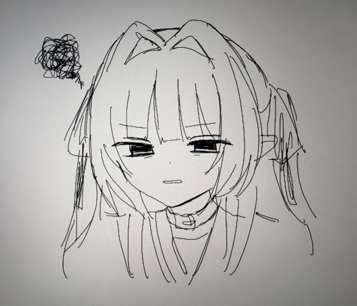 k7no12's tweet photo. 目乾燥しすぎて絵描く時ずっとこれすぎる https://t.co/b5YrYXQbtU