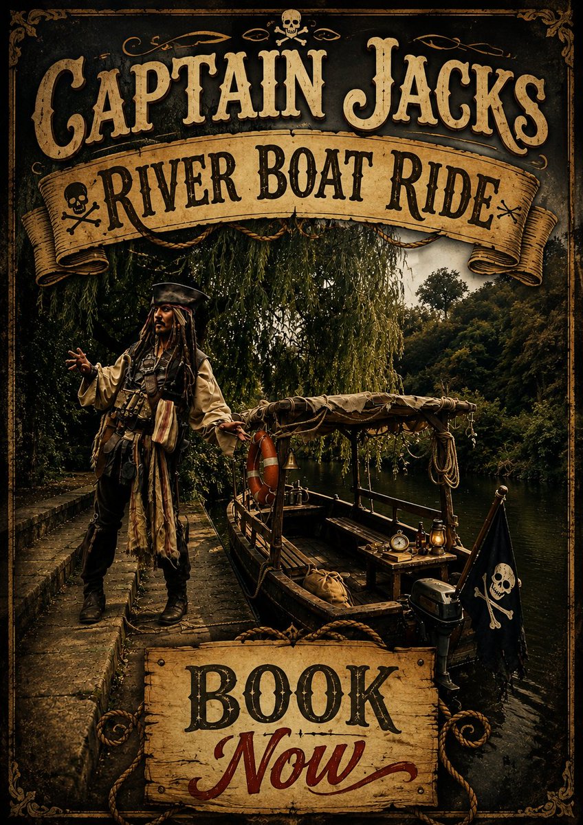 WayneTruman's tweet photo. Captain Jacks River Boat Adventure.
Matlock Bath .
#captainjacksriverboatadventure #matlockbathboats #matlockbath #captainjacksparrowlookalike https://t.co/cZId7nL8MJ