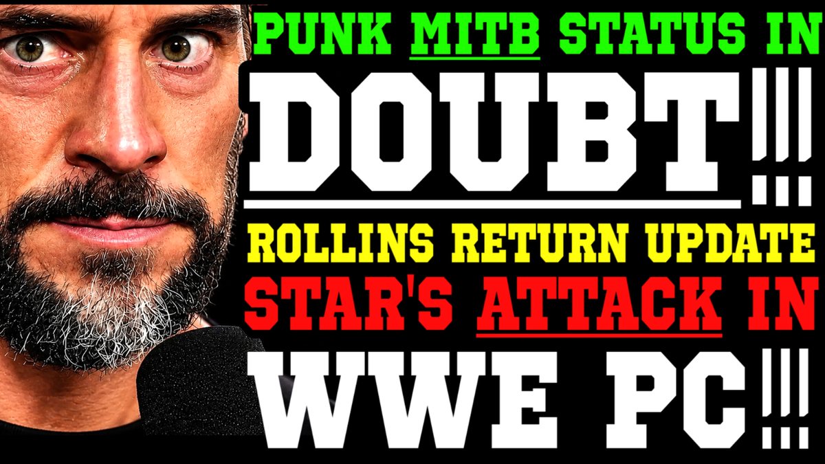 SlatsRock's tweet photo. WWE News! CM Punk’s Money In The Bank Future In DOUBT! Seth Rollins’ WWE Return! Star ATTACKED At PC
https://t.co/3lhUgeqpBM
#SethRollinsReturn #WWEBackstage #WrestleVotes #WrestleVotesRadio #DamianPriest #DamianPriestWWE #RTruth #WWEPerformanceCenter #WWERaw #RomanReigns #WWEControversy #ProWrestling #SlatRockWrestling #WWE #WrestlingCommunity #WrestlingNews #WWENews #WrestlingNews #WWERumors #WrestlingRumors #WWENewsAndRumors