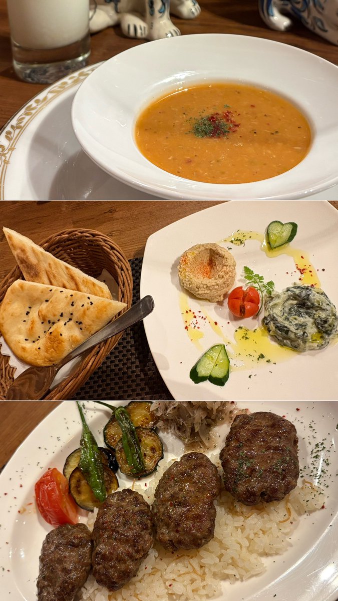 kid_bee's tweet photo. たっかいトルコ料理食べた！
アイラン（甘みのついてないヨーグルトドリンク）が選べるトルコ料理店嬉しい。
𝑷𝑬𝑹𝑭𝑬𝑪𝑻 Chai 𝑻𝑰𝑴𝑬 https://t.co/WxJ0dO795r
