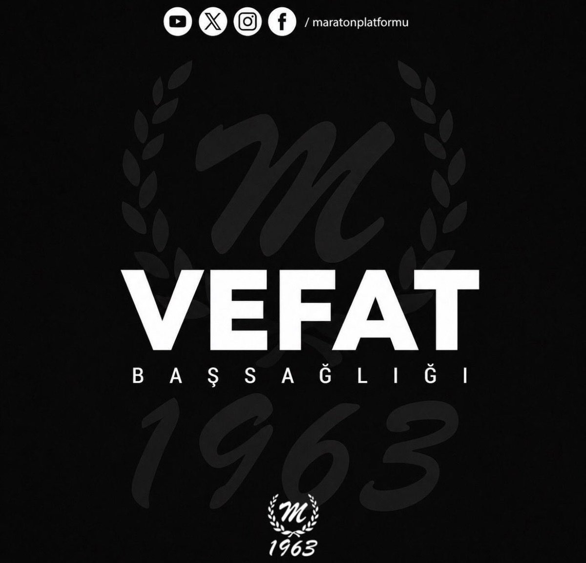maratonplatform's tweet photo. Grubumuz üyelerinden Ali ve Faruk Almazoğlu’nun kıymetli babaları Mehmet Almazoğlu, Hakk’ın rahmetine kavuşmuştur.

Merhuma Allah’tan rahmet; başta ailesi olmak üzere tüm yakınlarına ve sevenlerine başsağlığı dileriz.

Cenazesi yarın öğle namazına müteakip Yıldırım Beyazıt Camii’nden kaldırılacak olup, Baruthane Mezarlığı’na defnedilecektir.