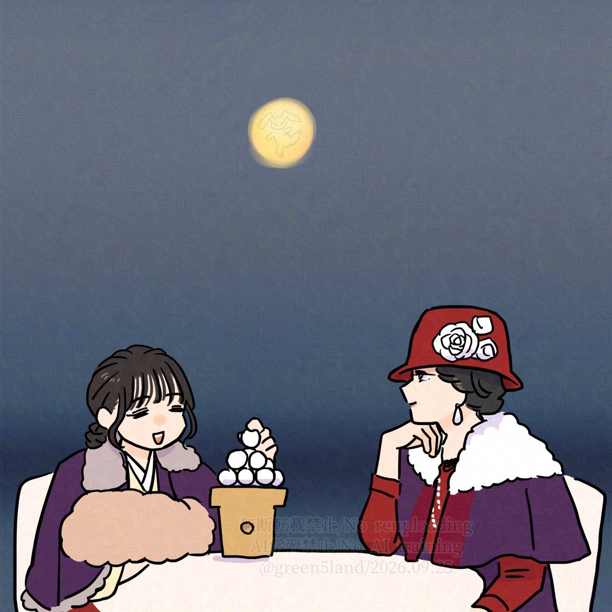 green5land's tweet photo. 🌝🐇 https://t.co/WpJwN6JyH3