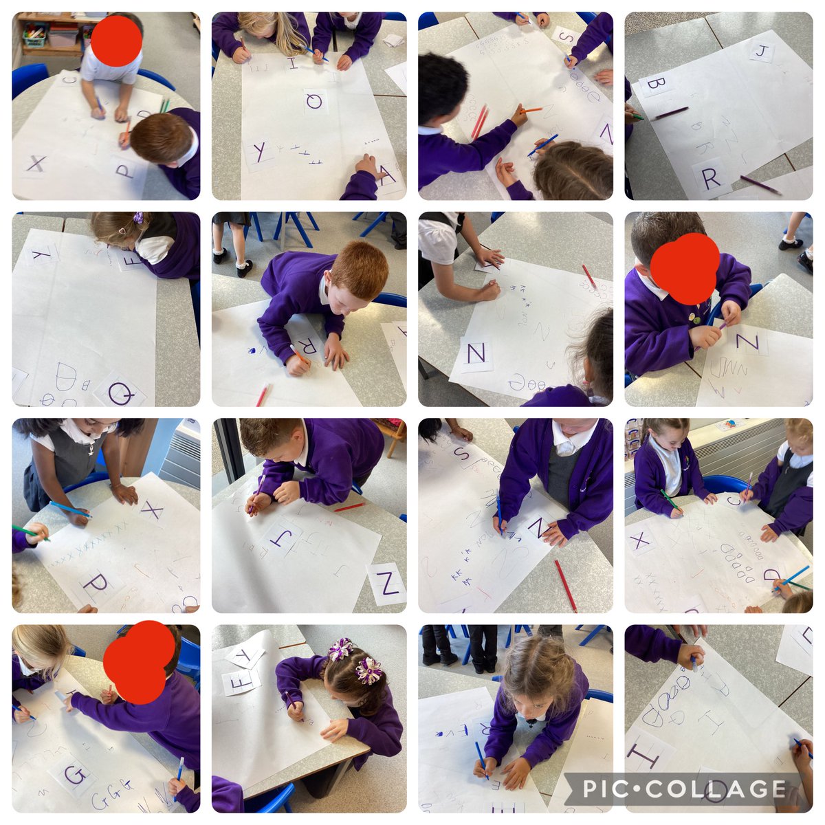 SpringwellYear1's tweet photo. Using movement and music to move around tables to practice our capital letter writing 😁 @Springwellpark_ @letterjoin https://t.co/BpmmkysWVl